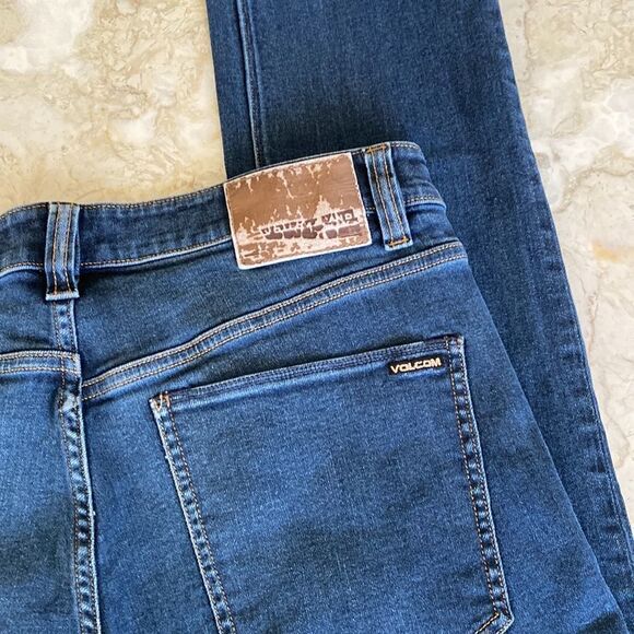 Volcom Vorta Slim Fit Stretch Denim Jeans - Picture 8 of 9